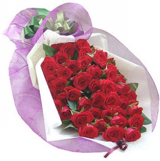 36 red roses